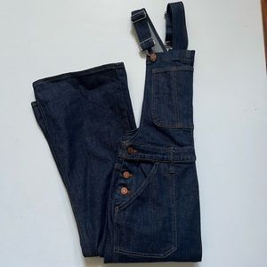 Madewell Overall Flare Denim Jumpsuit